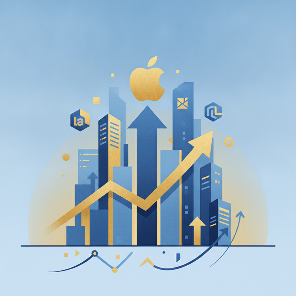 Borsa Yükseldi: Apple Rekor Tazeledi, Teknoloji Devleri Öne Çıktı